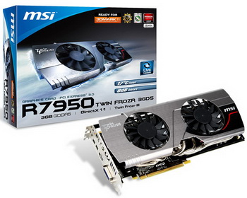 3D-card MSI R7950 Twin Frozr